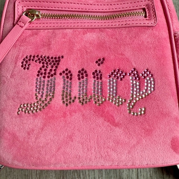 NWT Juicy Couture Velour Pink Lemonade Rainbow Backpack mini Y2K 90’s Vibe main image 13